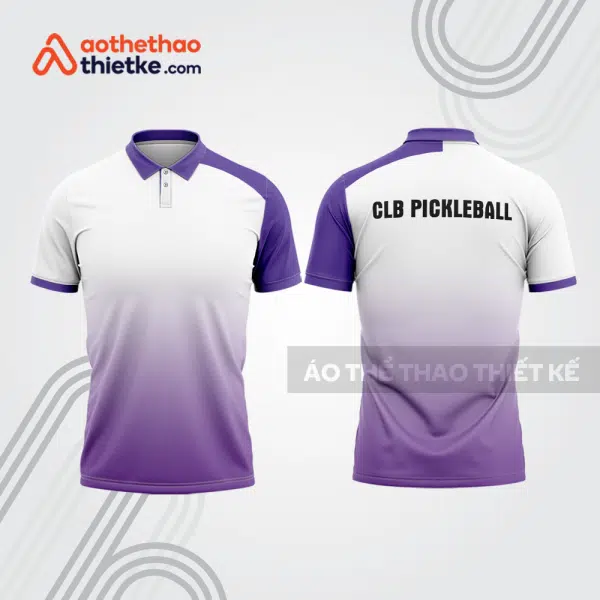 Mẫu thiết kế áo polo thi đấu pickleball pla915