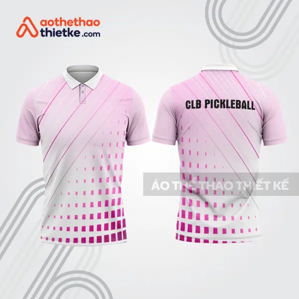 Mẫu thiết kế áo polo thi đấu pickleball pla917