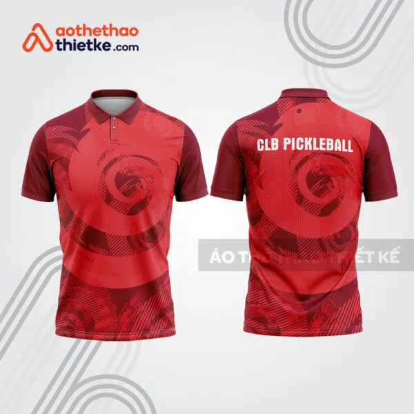Mẫu thiết kế áo polo thi đấu pickleball pla919