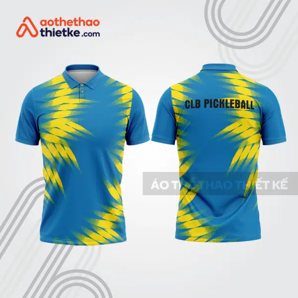 Mẫu thiết kế áo polo thi đấu pickleball pla922