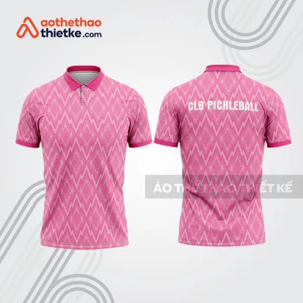 Mẫu thiết kế áo polo thi đấu pickleball pla925