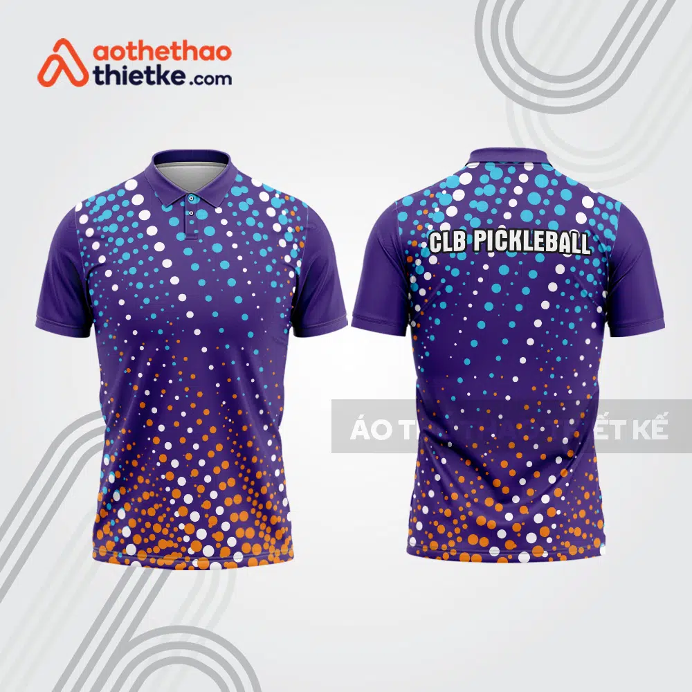 Mẫu thiết kế áo polo thi đấu pickleball pla926