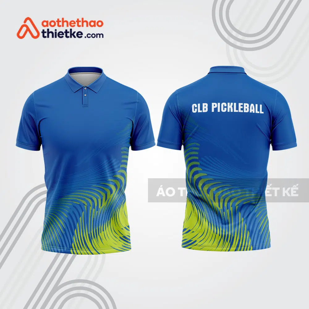 Mẫu thiết kế áo polo thi đấu pickleball pla931