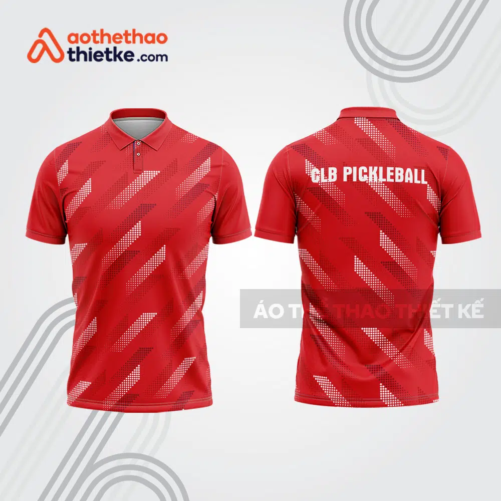 Mẫu thiết kế áo polo thi đấu pickleball pla935