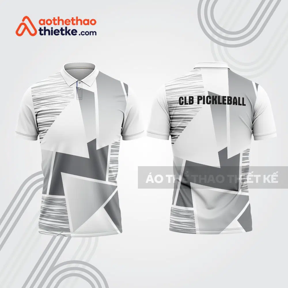Mẫu thiết kế áo polo thi đấu pickleball pla936