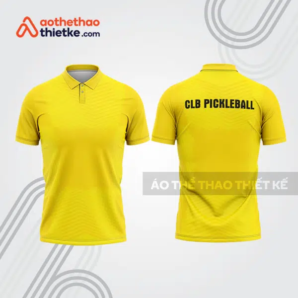 Mẫu thiết kế áo polo thi đấu pickleball pla938