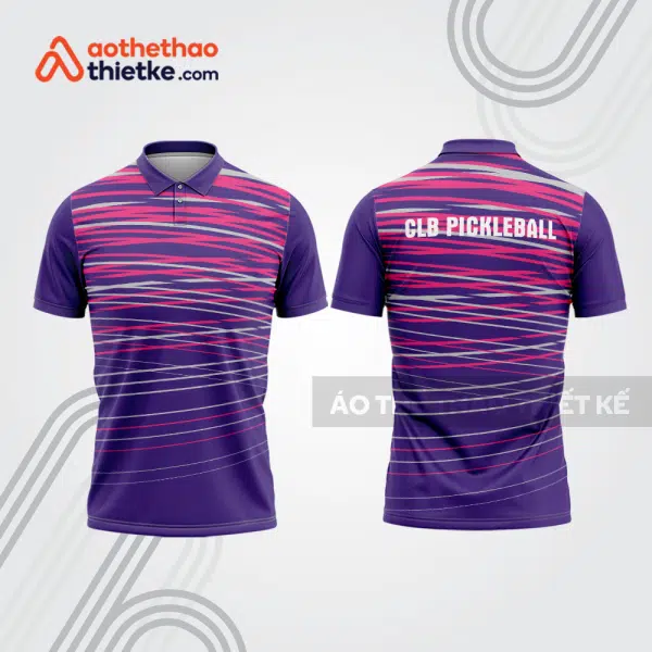 Mẫu thiết kế áo polo thi đấu pickleball pla939