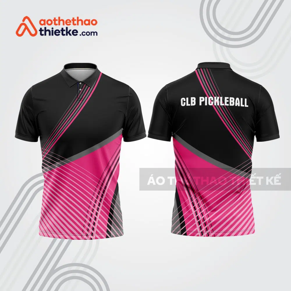 Mẫu thiết kế áo polo thi đấu pickleball pla941