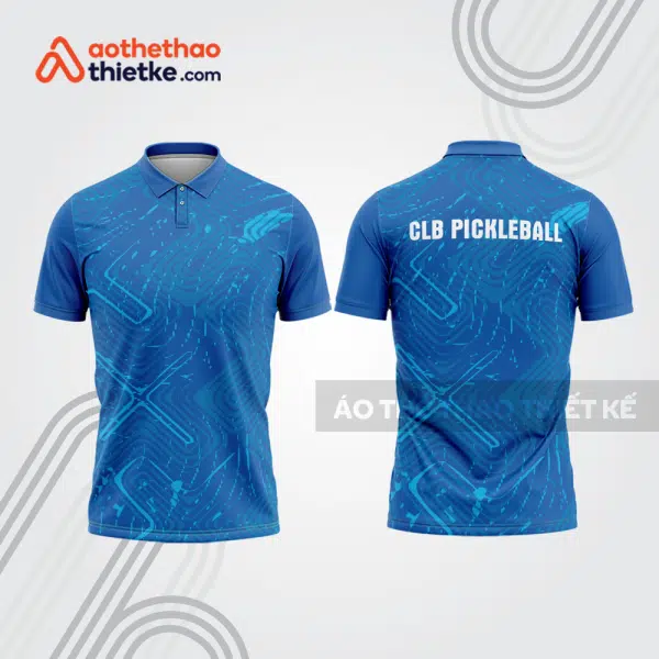 Mẫu thiết kế áo polo thi đấu pickleball pla942