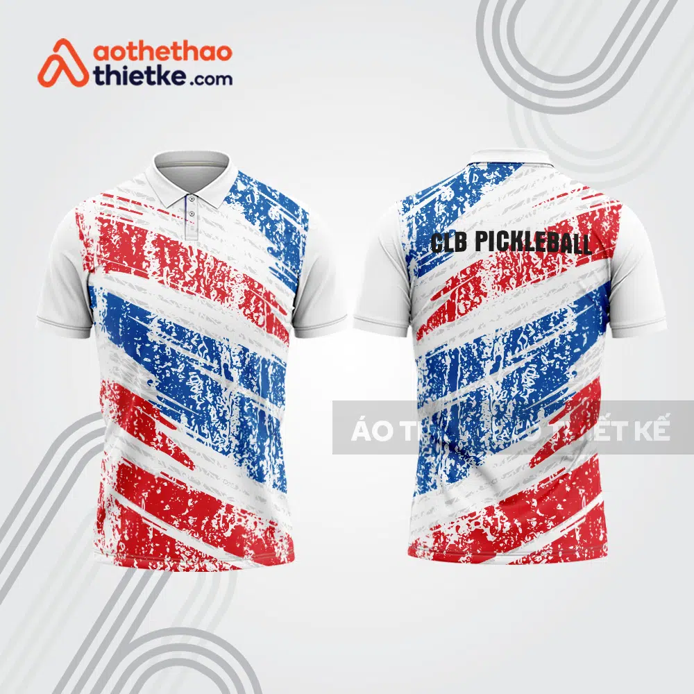 Mẫu thiết kế áo polo thi đấu pickleball pla943