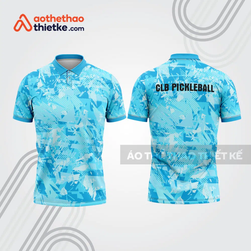 Mẫu thiết kế áo polo thi đấu pickleball pla948
