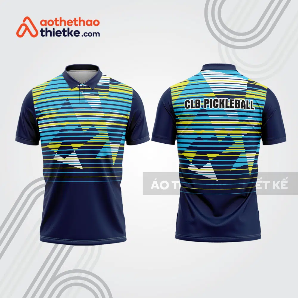 Mẫu thiết kế áo polo thi đấu pickleball pla949