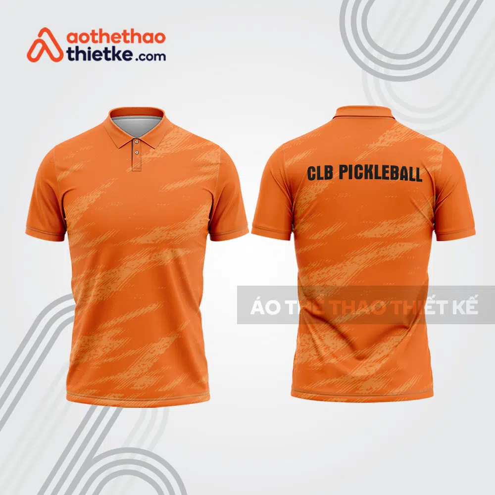 Mẫu thiết kế áo polo thi đấu pickleball pla953