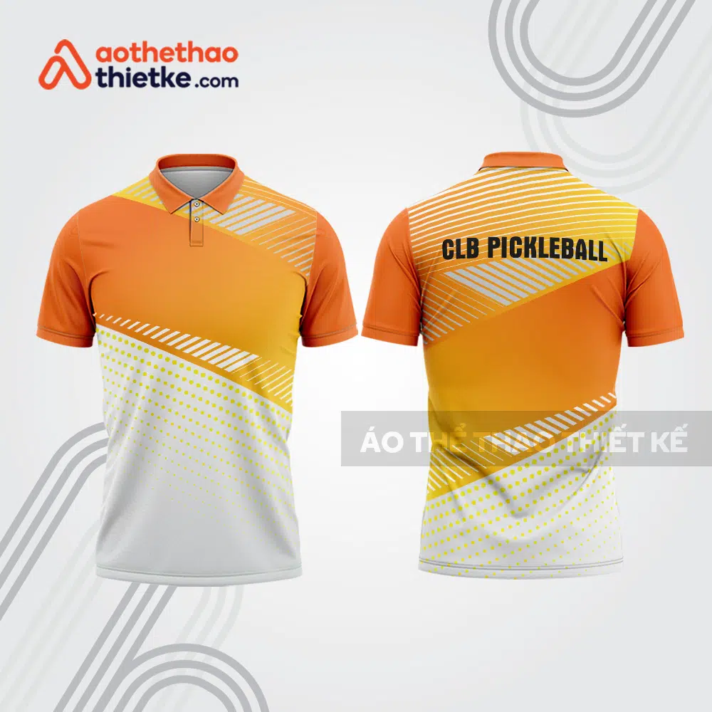 Mẫu thiết kế áo polo thi đấu pickleball pla954