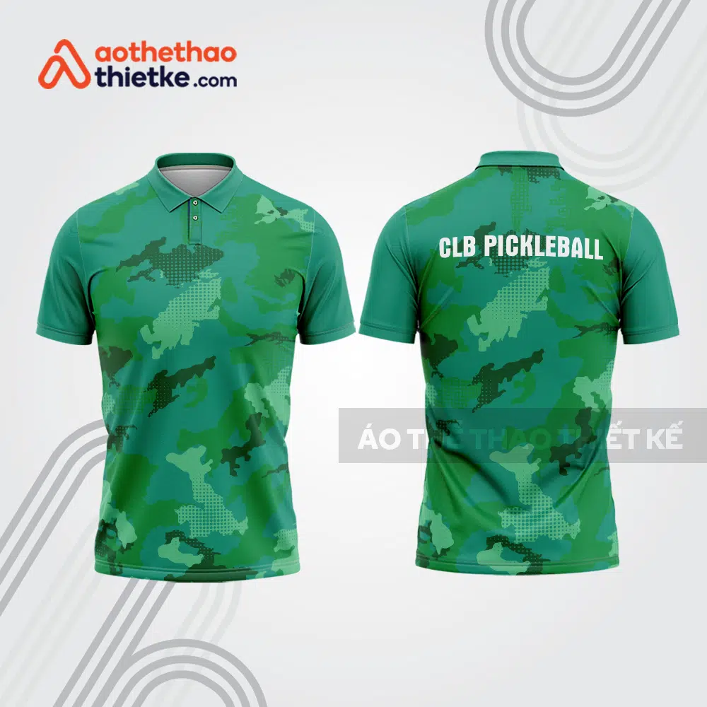 Mẫu thiết kế áo polo thi đấu pickleball pla956