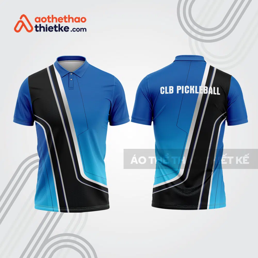 Mẫu thiết kế áo polo thi đấu pickleball pla958