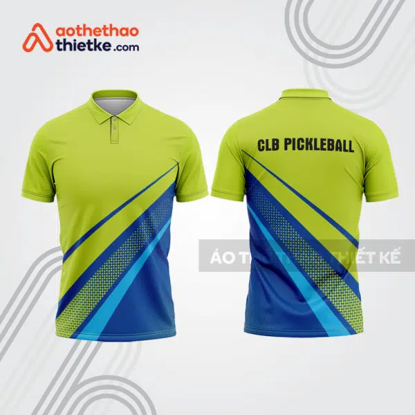 Mẫu thiết kế áo polo thi đấu pickleball pla962