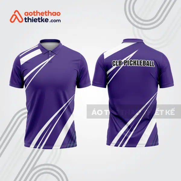 Mẫu thiết kế áo polo thi đấu pickleball pla963
