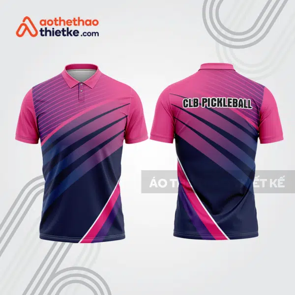Mẫu thiết kế áo polo thi đấu pickleball pla964