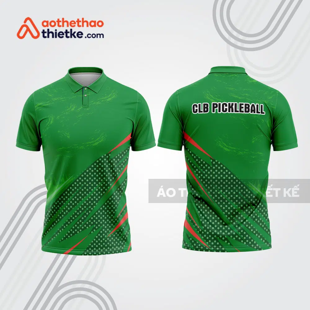 Mẫu thiết kế áo polo thi đấu pickleball pla965