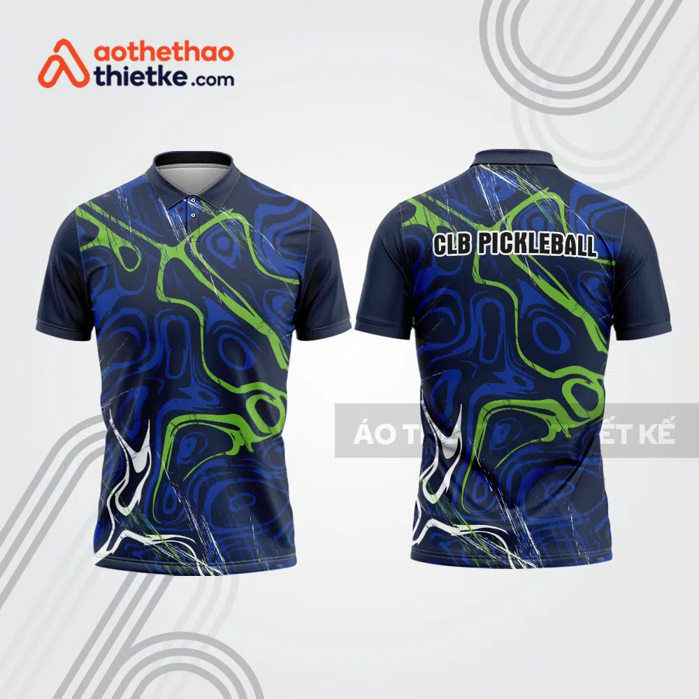 Mẫu thiết kế áo polo thi đấu pickleball pla966
