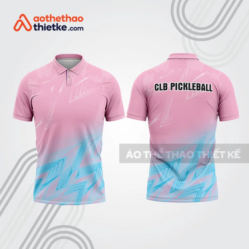 Mẫu thiết kế áo polo thi đấu pickleball pla967