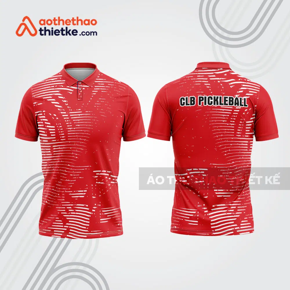 Mẫu thiết kế áo polo thi đấu pickleball pla968