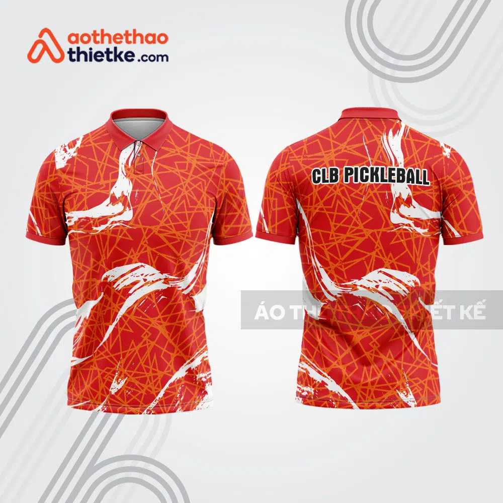 Mẫu thiết kế áo polo thi đấu pickleball pla969