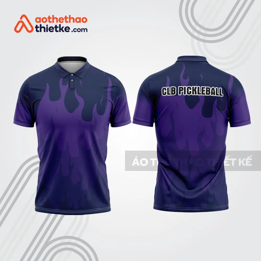 Mẫu thiết kế áo polo thi đấu pickleball pla970