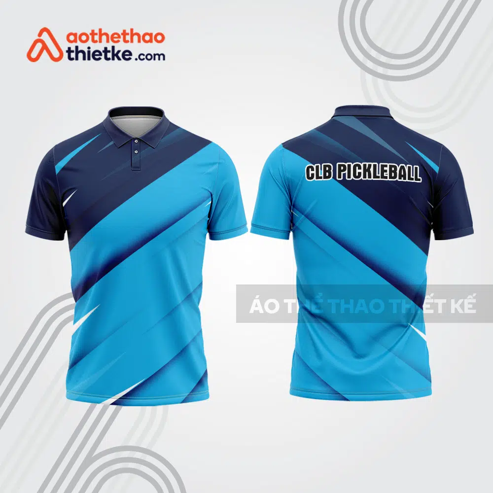 Mẫu thiết kế áo polo thi đấu pickleball pla971