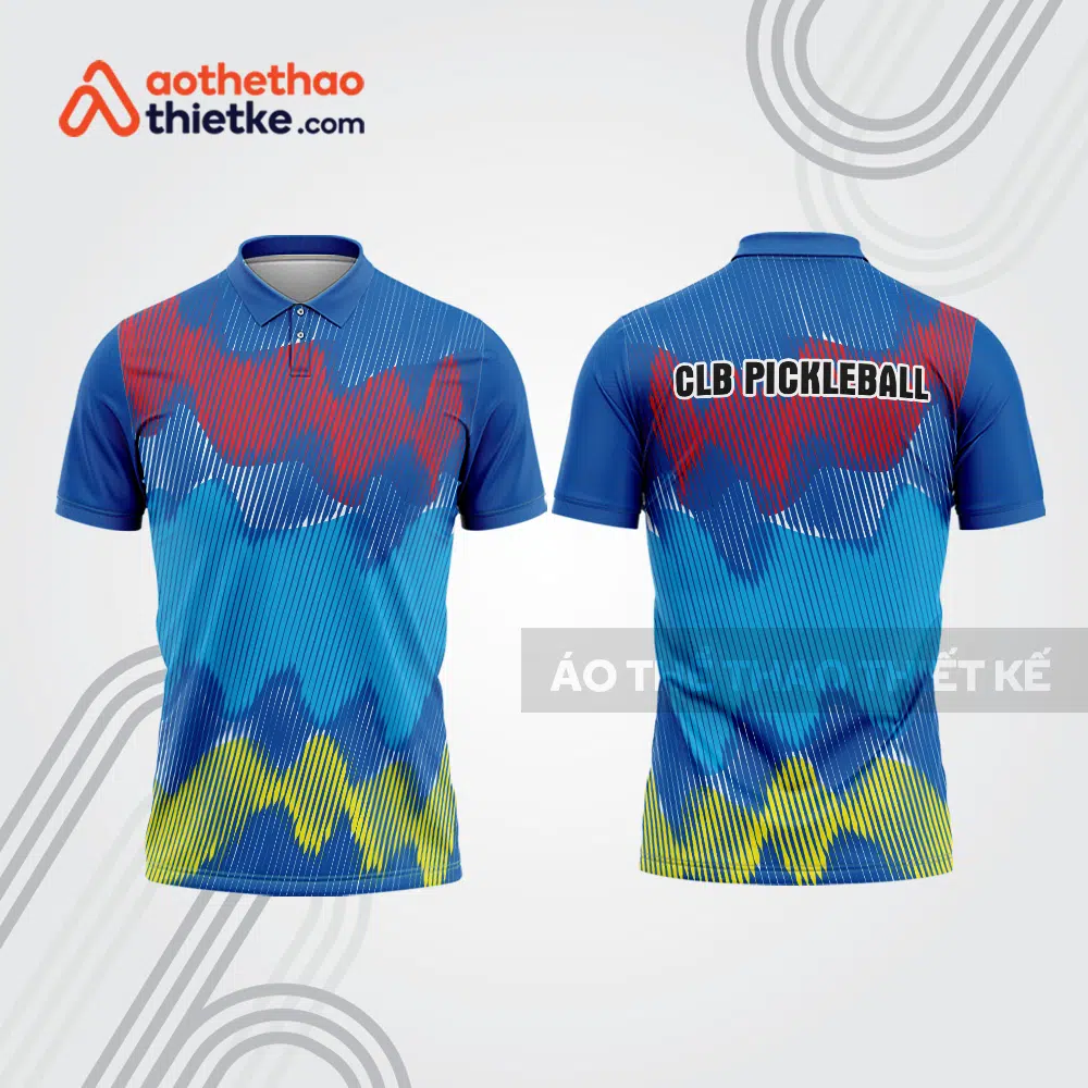 Mẫu thiết kế áo polo thi đấu pickleball pla972