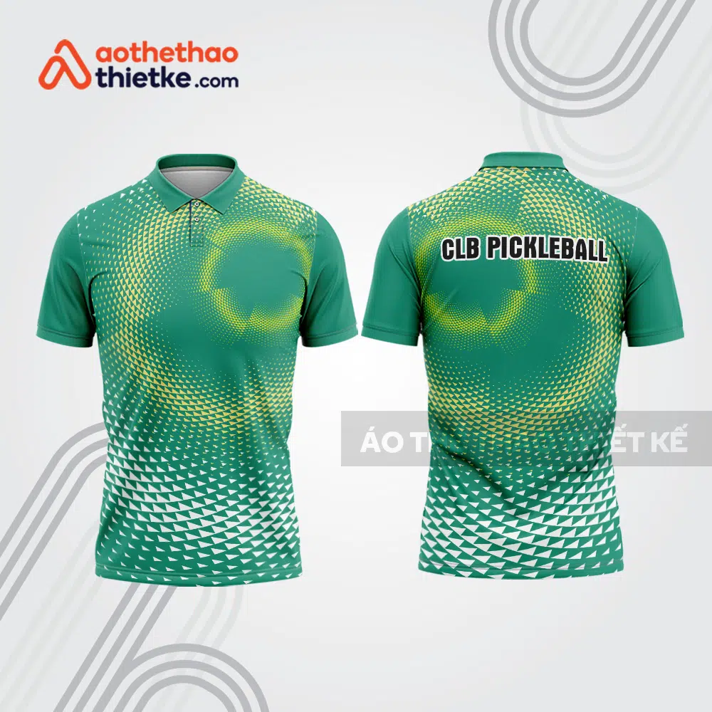 Mẫu thiết kế áo polo thi đấu pickleball pla973