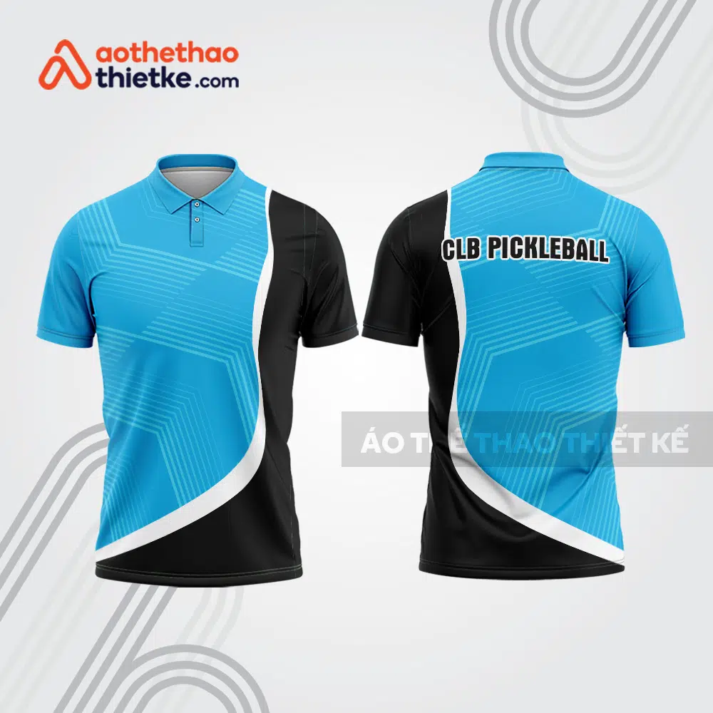 Mẫu thiết kế áo polo thi đấu pickleball pla974
