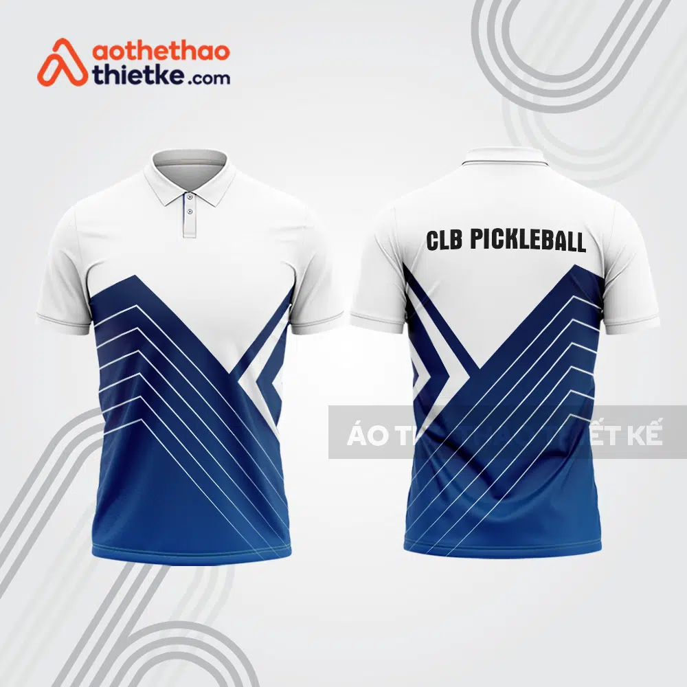 Mẫu thiết kế áo polo thi đấu pickleball pla979