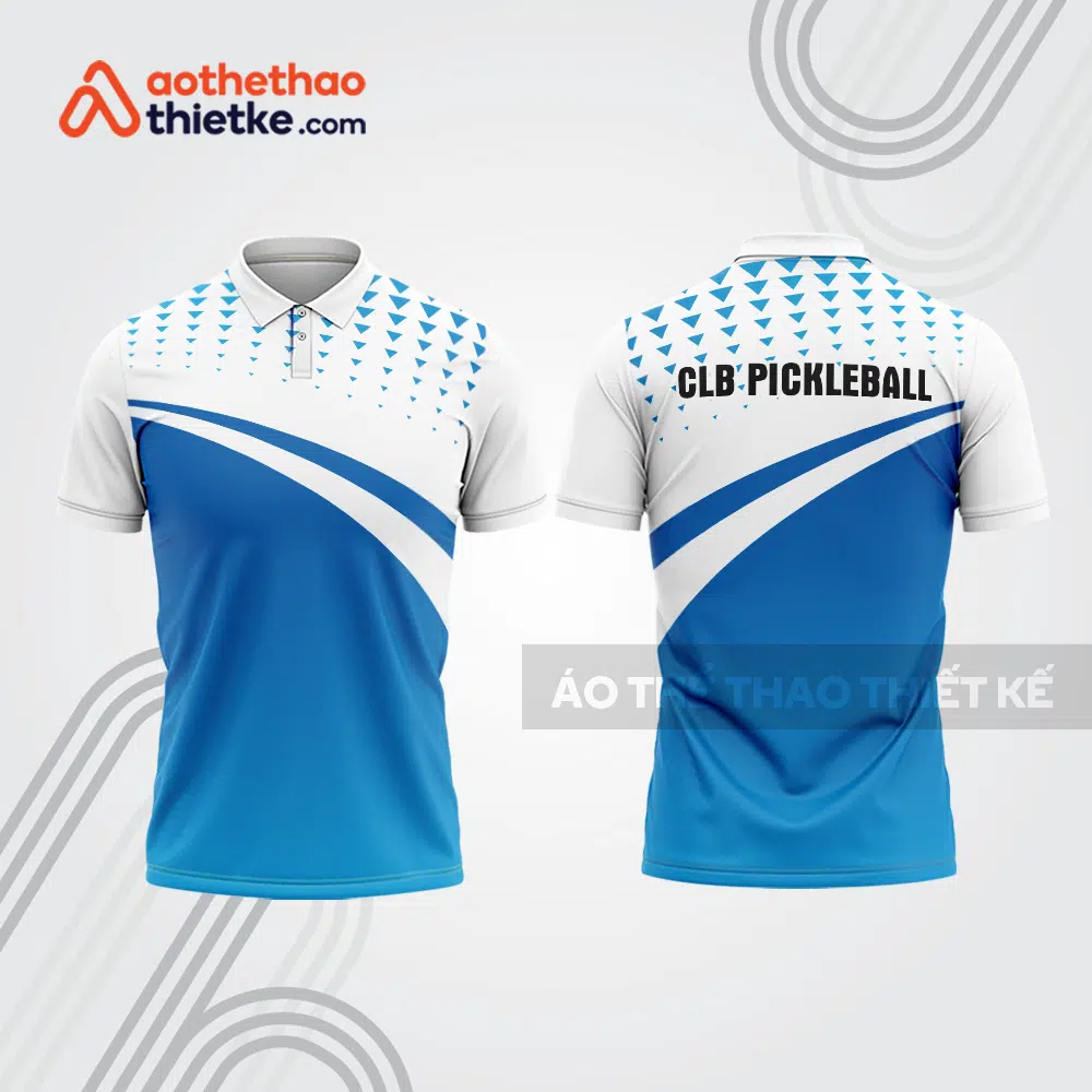 Mẫu thiết kế áo polo thi đấu pickleball pla980