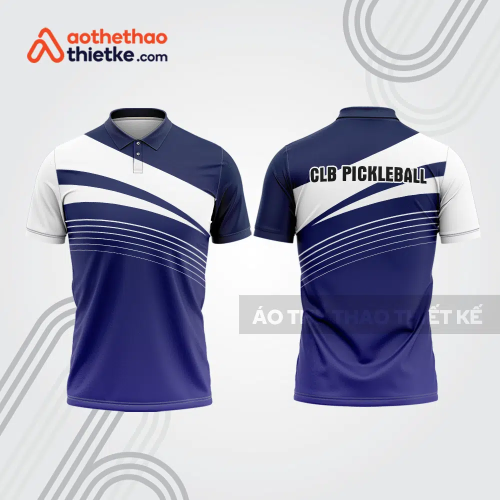 Mẫu thiết kế áo polo thi đấu pickleball pla981