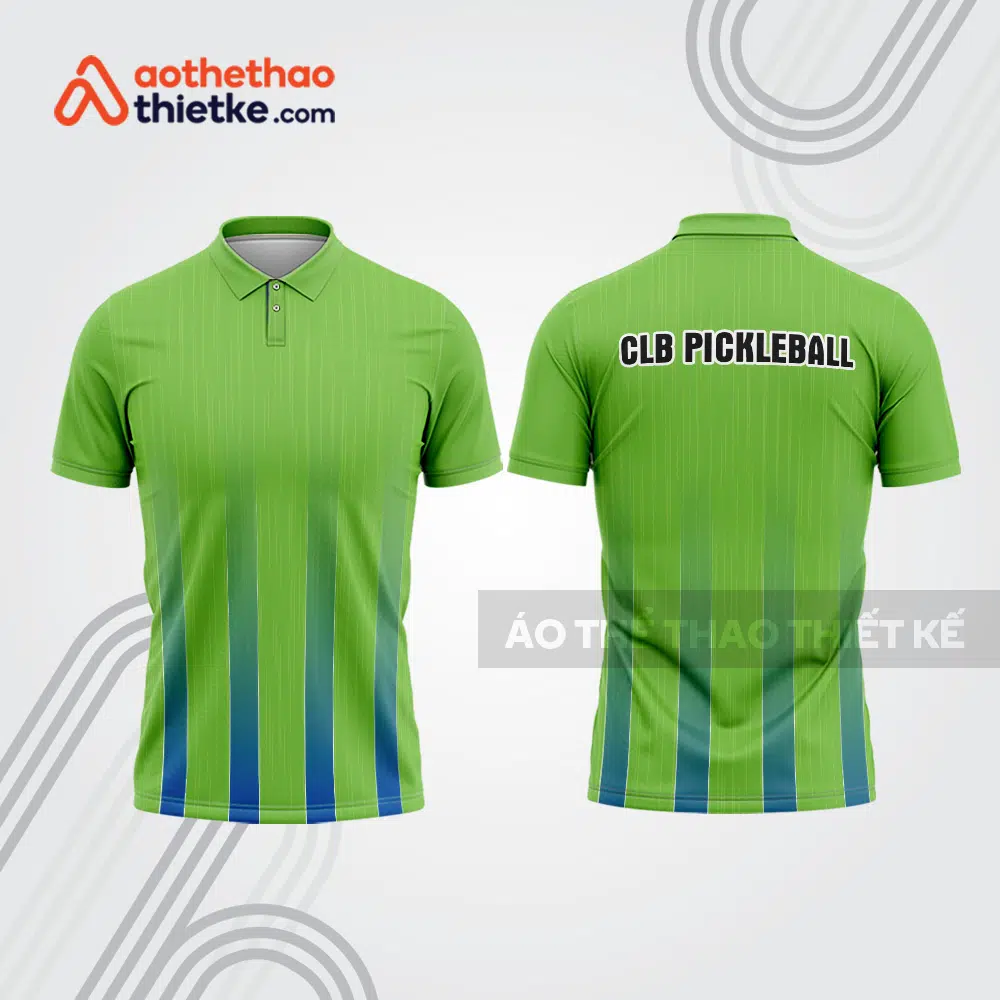Mẫu thiết kế áo polo thi đấu pickleball pla982
