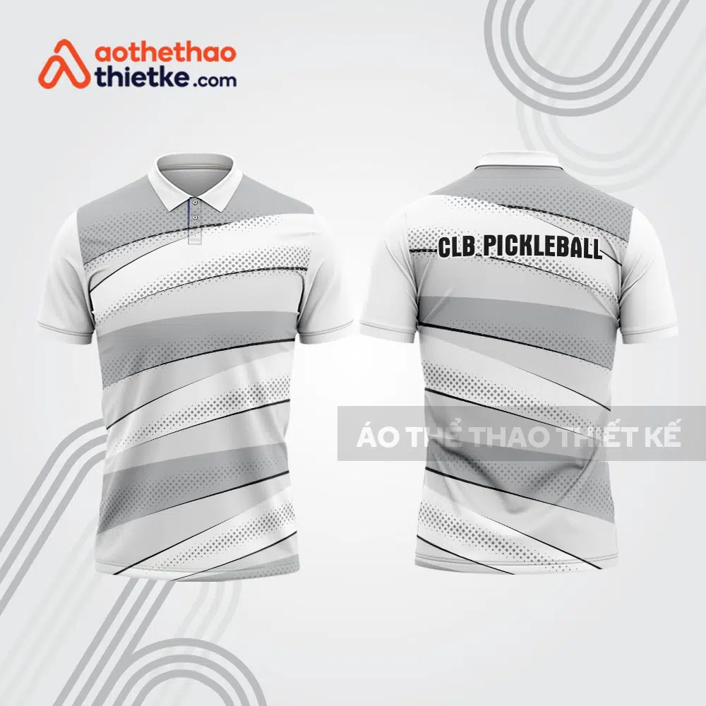 Mẫu thiết kế áo polo thi đấu pickleball pla984