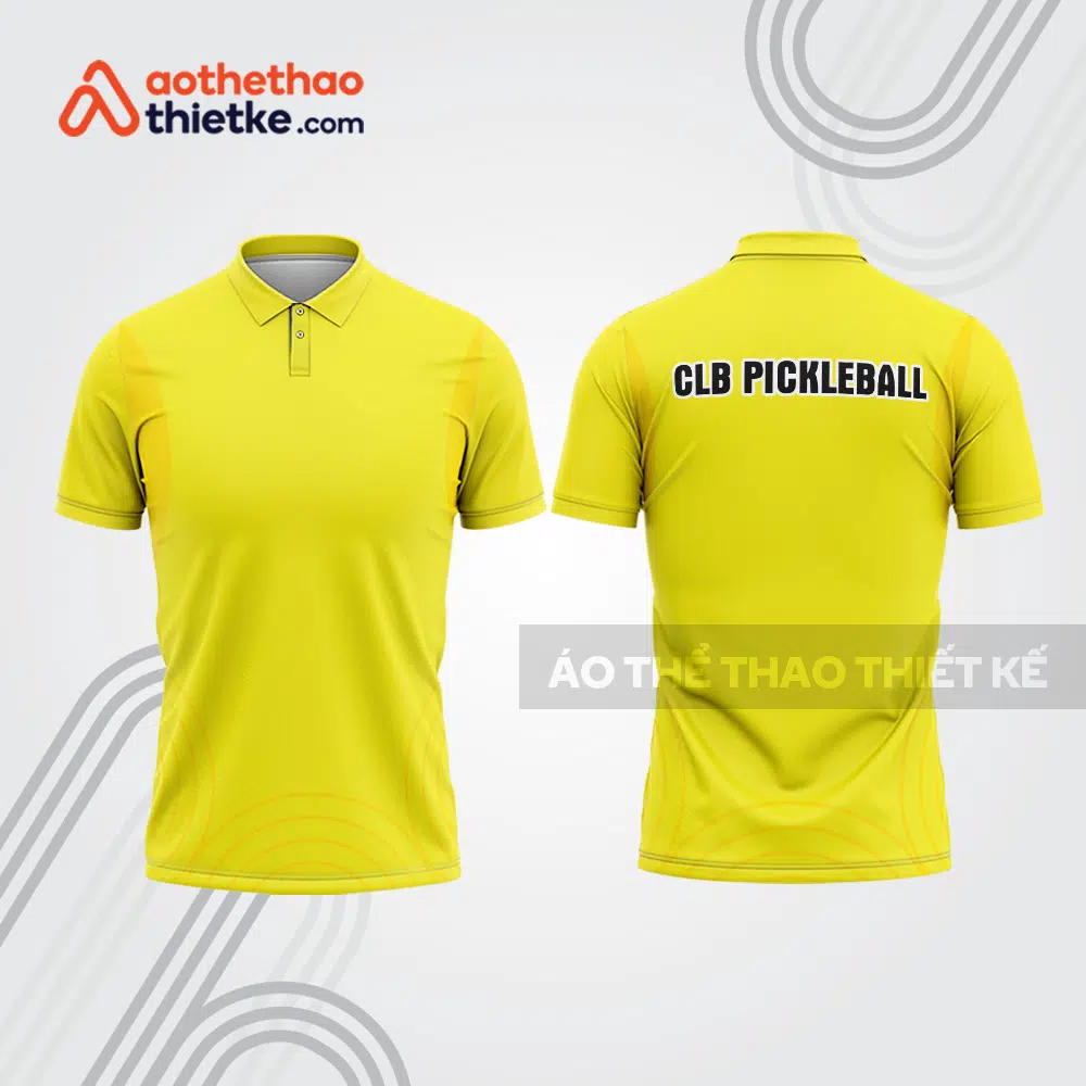Mẫu thiết kế áo polo thi đấu pickleball pla988
