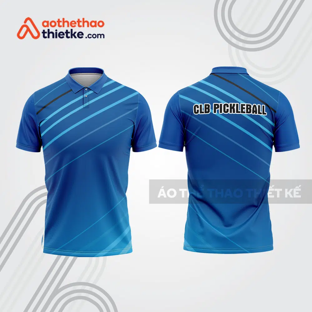 Mẫu thiết kế áo polo thi đấu pickleball pla990
