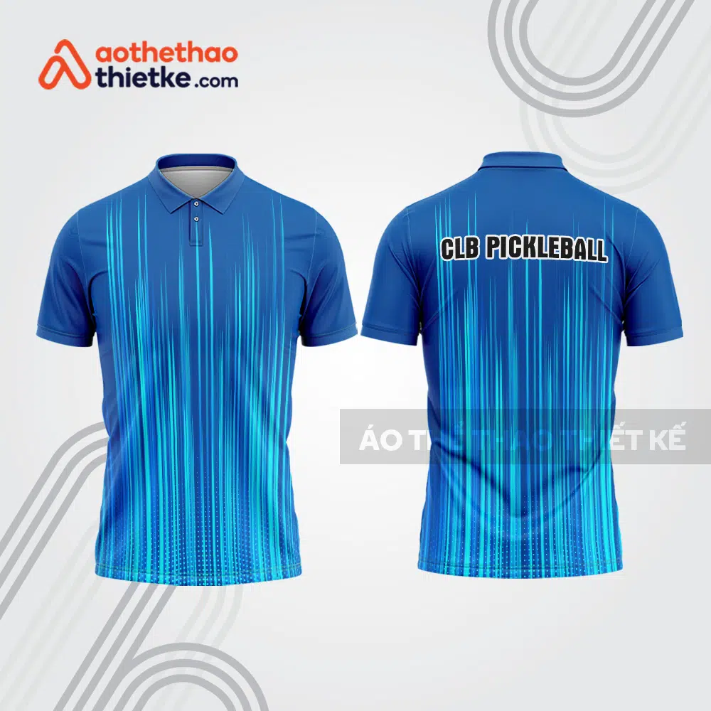 Mẫu thiết kế áo polo thi đấu pickleball pla991