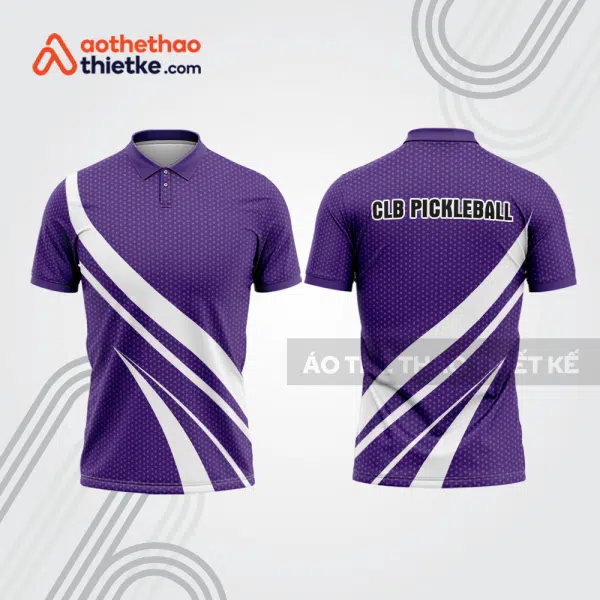 Mẫu thiết kế áo polo thi đấu pickleball pla995
