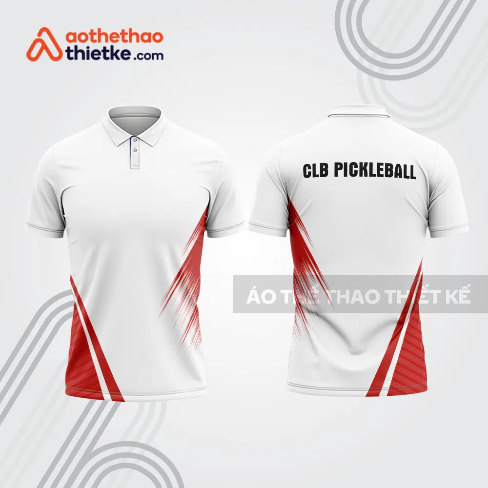Mẫu thiết kế áo polo thi đấu pickleball pla996