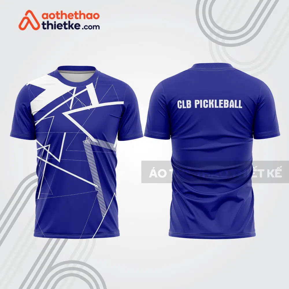 Mẫu thiết kế áo t-shirt thi đấu pickleball plb314
