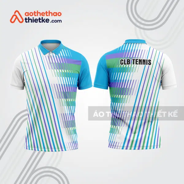 Mẫu thiết kế áo polo đồng phục thi đấu tennis tn1008