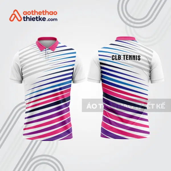 Mẫu thiết kế áo polo đồng phục thi đấu tennis tn1011