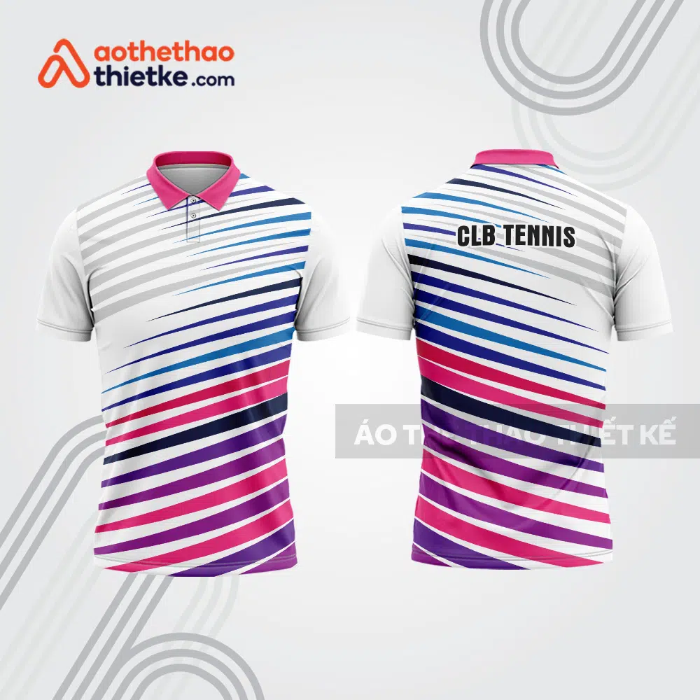Mẫu thiết kế áo polo đồng phục thi đấu tennis tn1011
