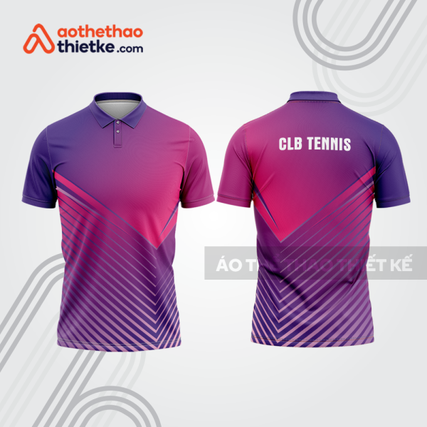 Mẫu thiết kế áo polo đồng phục thi đấu tennis tn1018