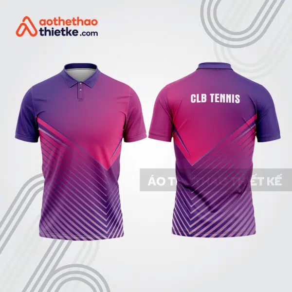 Mẫu thiết kế áo polo đồng phục thi đấu tennis tn1018