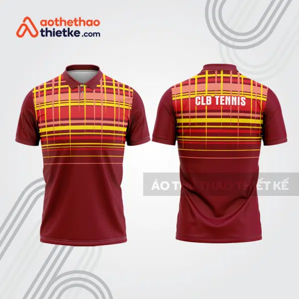 Mẫu thiết kế áo polo đồng phục thi đấu tennis tn1029